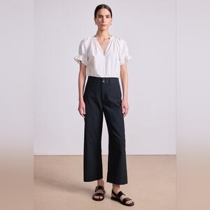 Apiece Apart Classic Merida Pant, Black, Size 4